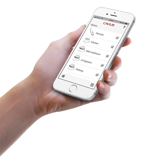 Cavius online alarm – HUB for varsling til gratis App